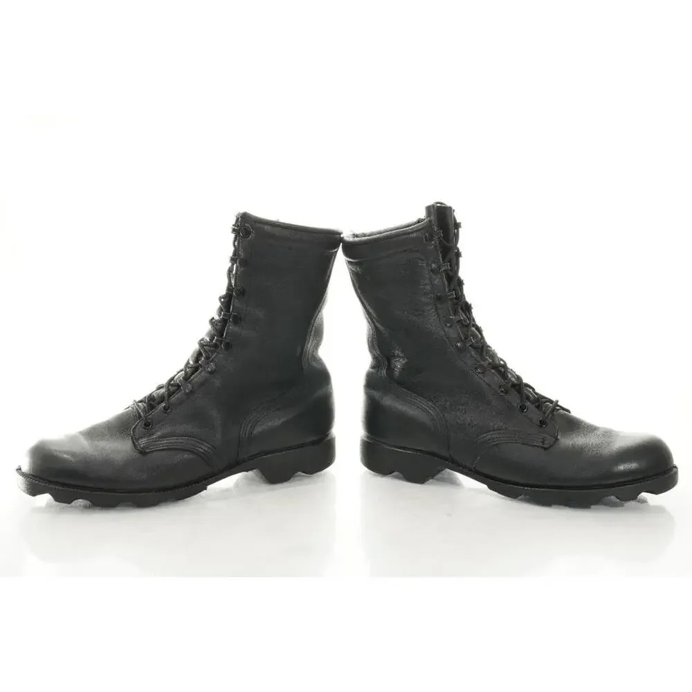 Vintage VTG Military Combat Boots 90s Y2K Black Leather Men's Sz 10.5R